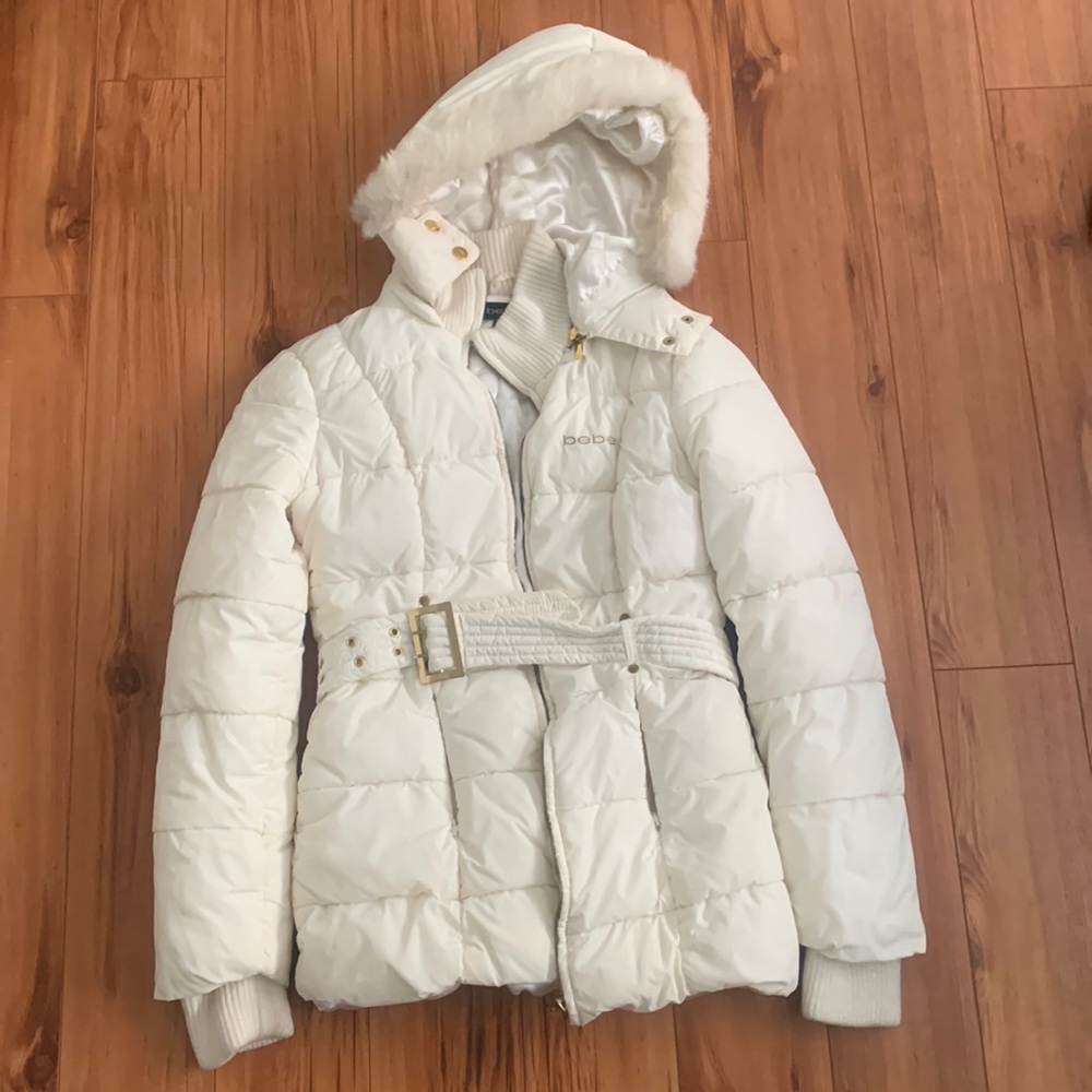 White snow jacket.